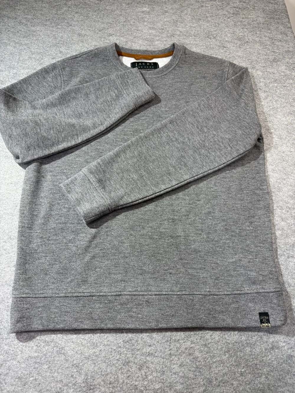 Jachs NY Crewneck Sweatshirt Size M Gray Long Sleeve Pullover